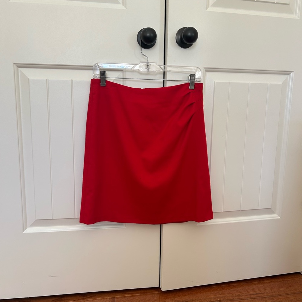 BCBG Vibrant Red Pencil Skirt, size 2